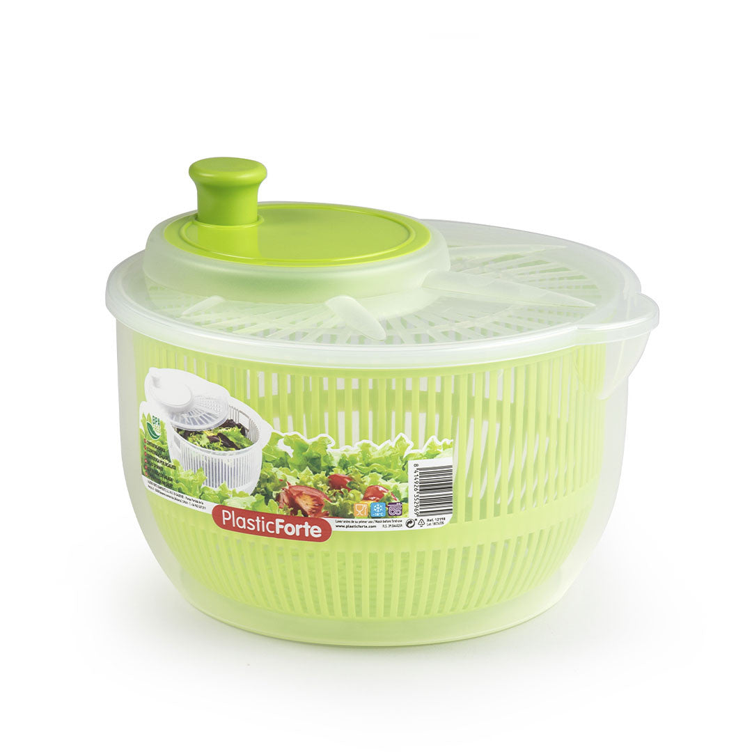 PlasticForte® Centrifuga Per Insalata Handy 2.7L Misto Colori