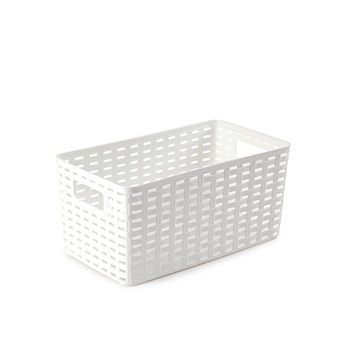 PlasticForte® - Cesta Rattan 5L 28X17 Cm