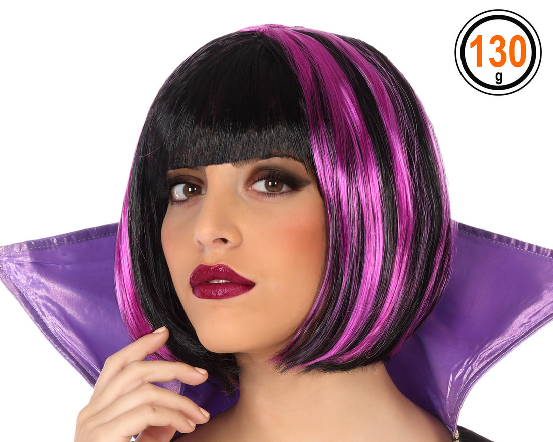 Atosa Short Straight Purple Wig 6