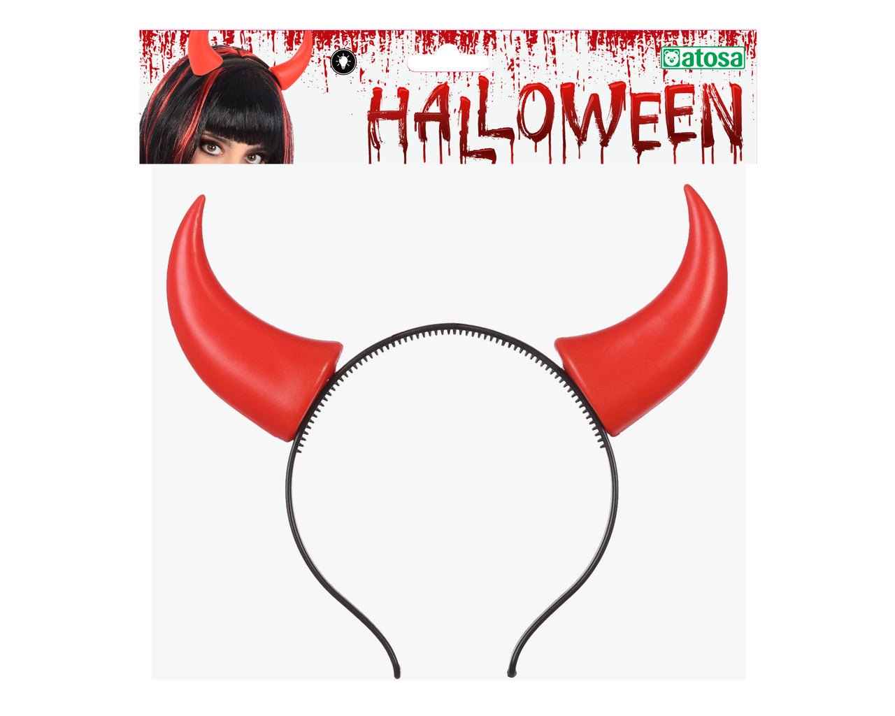 Atosa Cerchietto Halloween Luce