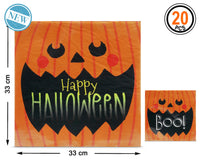 Atosa Tovaglioli Halloween 33X33Cm 20 Pz