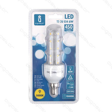 Aigo - Led b5 T3 2U 6W E14 caldo