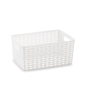 PlasticForte® - Cesta Rattan 6L 29 X 19,5 Cm