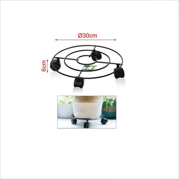 Kmt Portavaso Con Ruota 30*6Cm