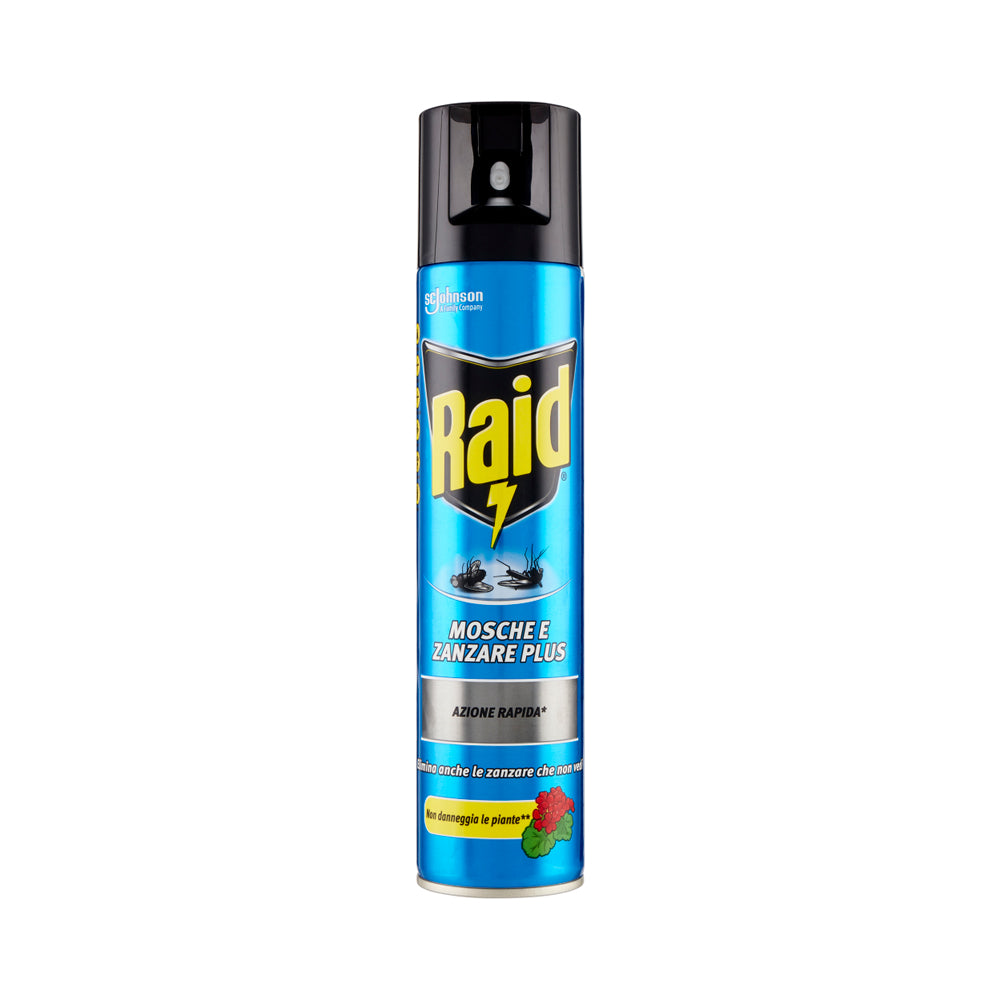 Raid Mosche e Zanzare Spray 400Ml