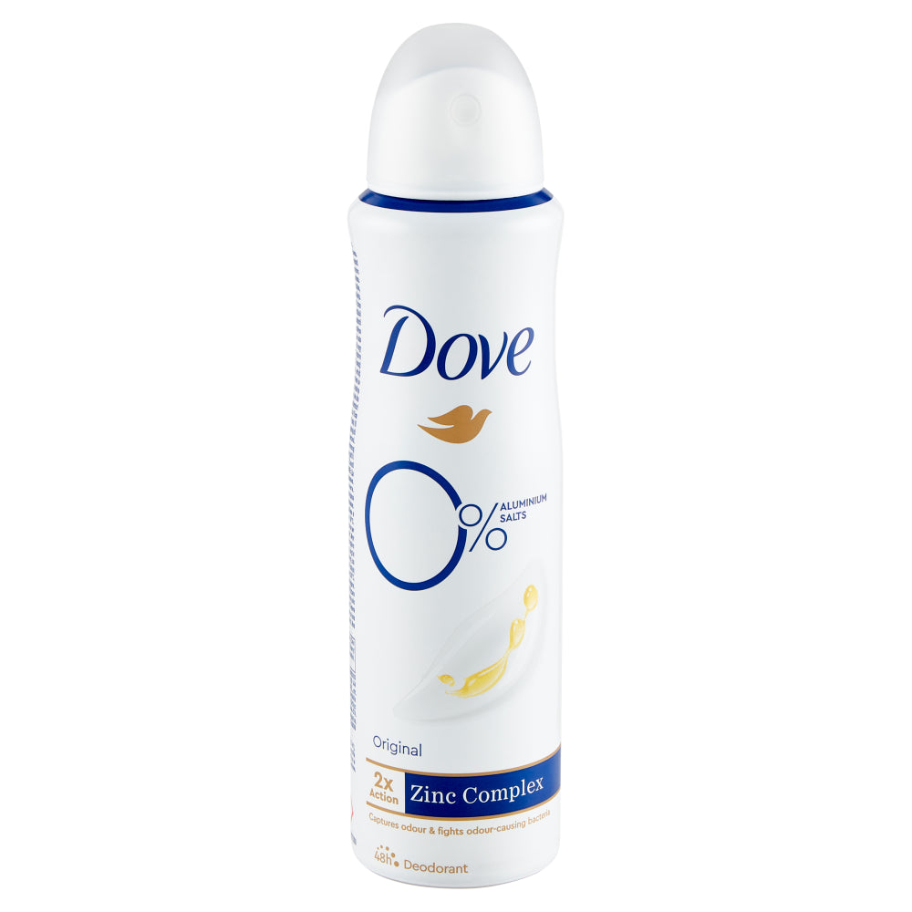 Dove Deo 0% Alluminium Original Spray Ml150