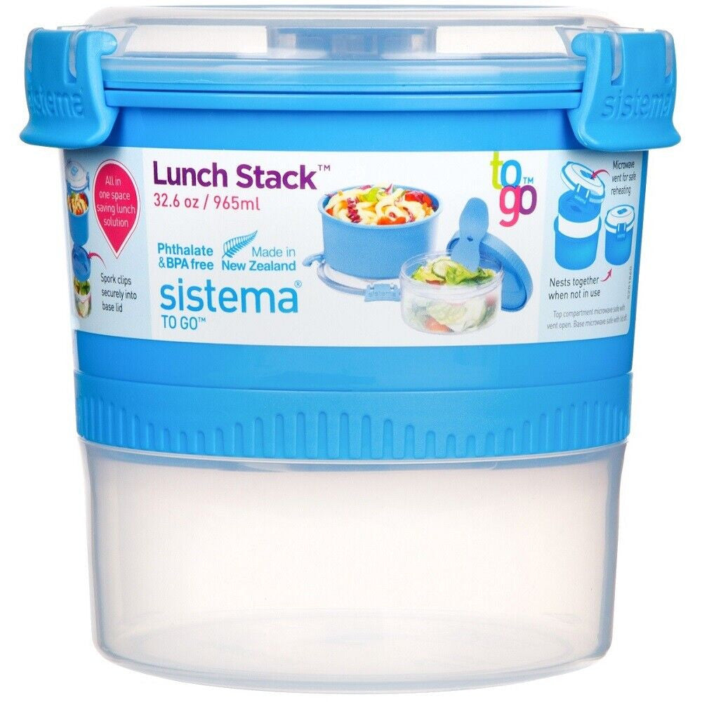 Sistema® - P/Pranzo Pp ToGo 2P Stack 0,9 L