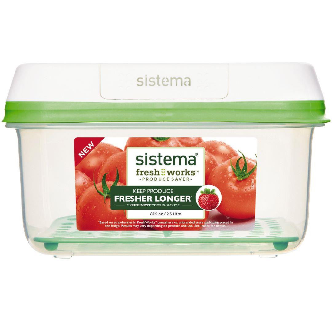 Sistema® - Contenitore Pp Quadrato Freshworks 2,6L