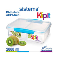 Sistema® - Contenitore Accents 2 scomparti KLIP IT™