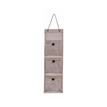 Ad Porta Oggetti Istan 3 tasche 3 colori 12X42Cm
