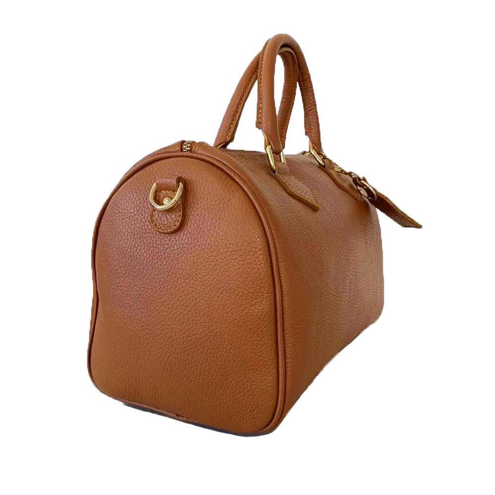 Carla - Borsa Bauletto a Mano in Pelle - FrasiBags