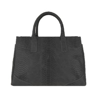 Lavinia - Borsa a Mano in Pelle Pitonata - FrasiBags