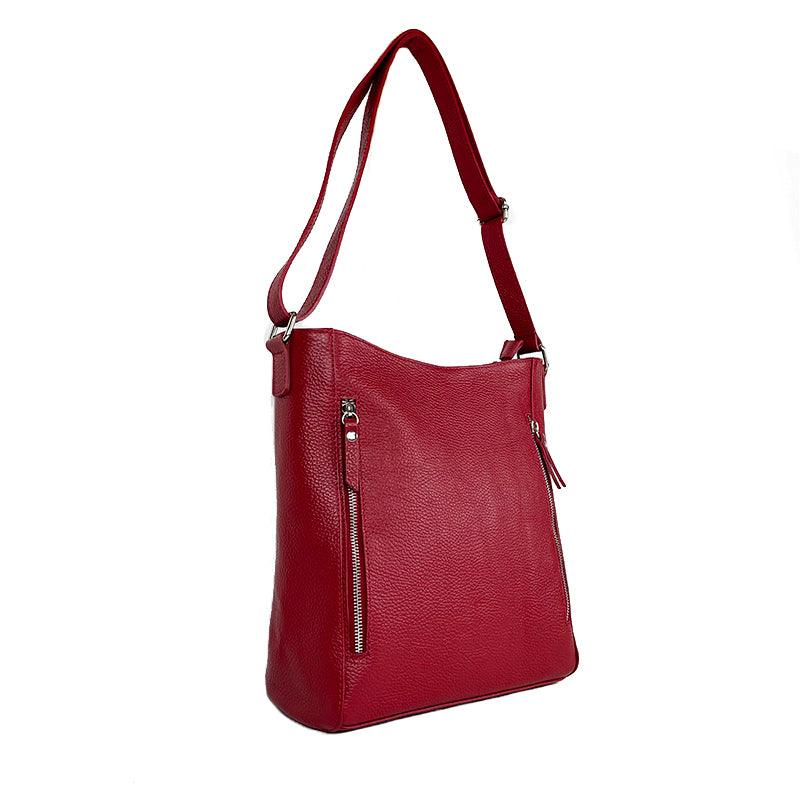 Margot - Borsa Shopper a Spalla con Tasche Laterali - FrasiBags