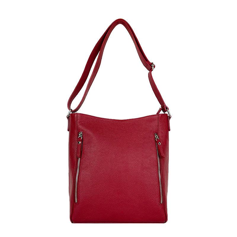 Margot - Borsa Shopper a Spalla con Tasche Laterali - FrasiBags