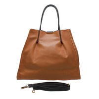 Michela - Borsa Shopper a Mano in Pelle - FrasiBags