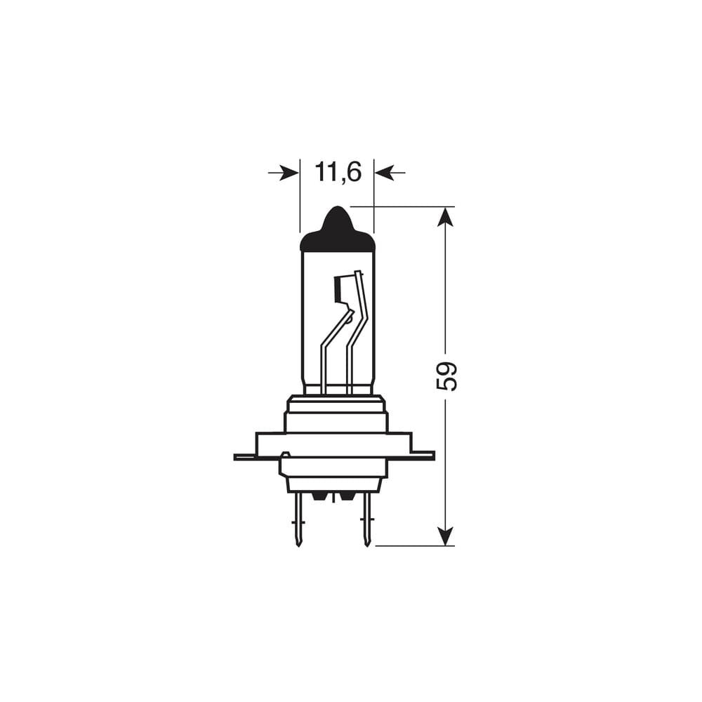 Lampa - Lampada alogena h7 12v 100W