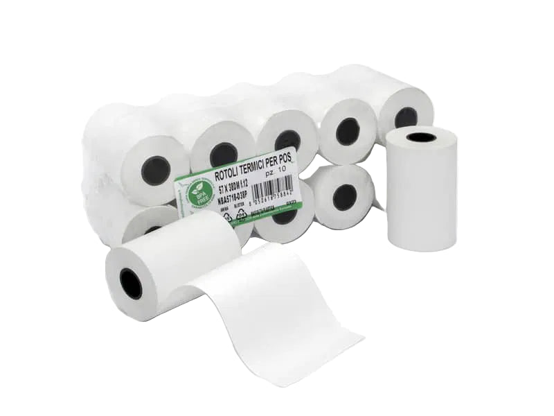 Rotolo Termico Pos 57mm x 15-18m 10 Rotoli
