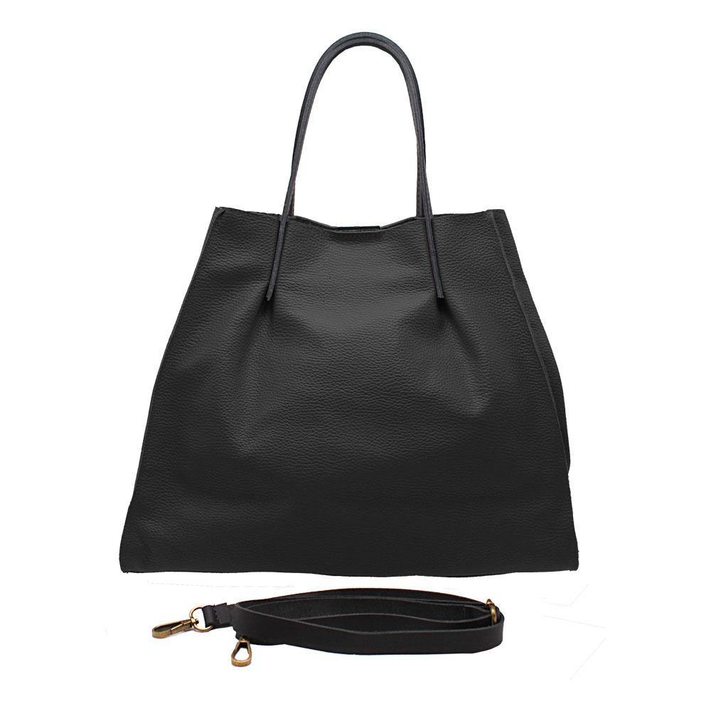 Michela - Borsa Shopper a Mano in Pelle - FrasiBags