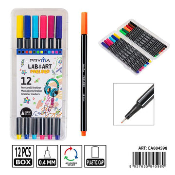 Pryma Fineliner esagonale 0.4mm 12Pz