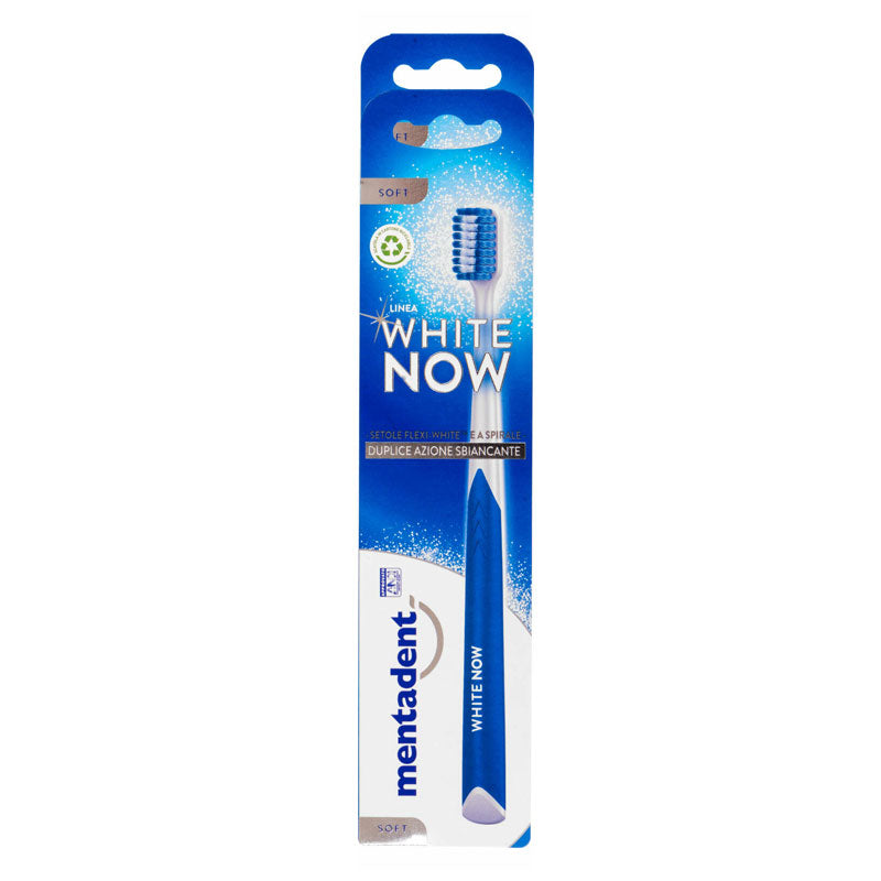 Mentadent Spazzolino white now forever